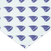 Royal Blue Sailboat Pattern Tafelkleed (Gekanteld)