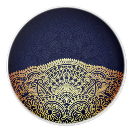 Royal Blue Sapphire Keramische Knop