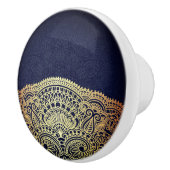 Royal Blue Sapphire Keramische Knop (Rechts)