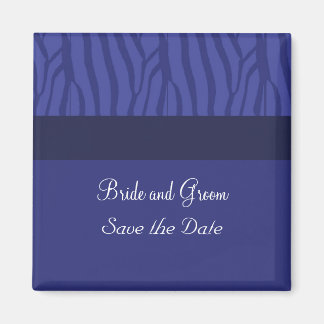 Royal Blue Save the Date Magneet