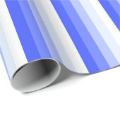 Royal blue schaduwstrepen cadeaupapier (Rol Hoek)