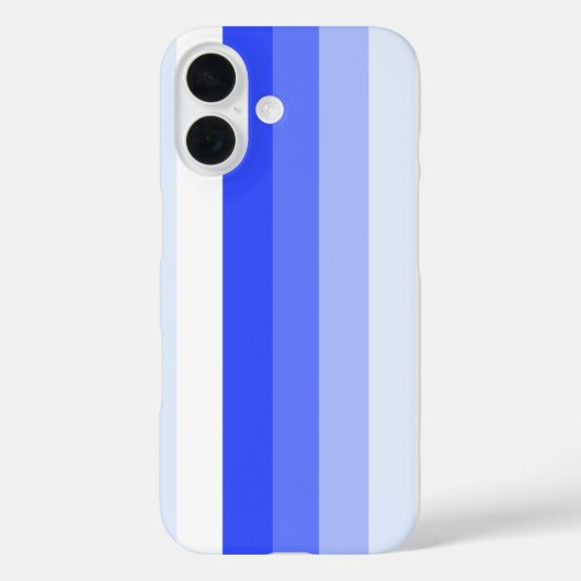 Royal blue schaduwstrepen Case-Mate iPhone case (Achterkant)