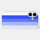 Royal blue schaduwstrepen Case-Mate iPhone case (Achterkant (horizontaal))