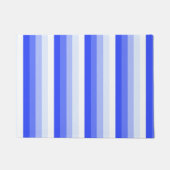 Royal blue schaduwstrepen deurmat (Voorkant)