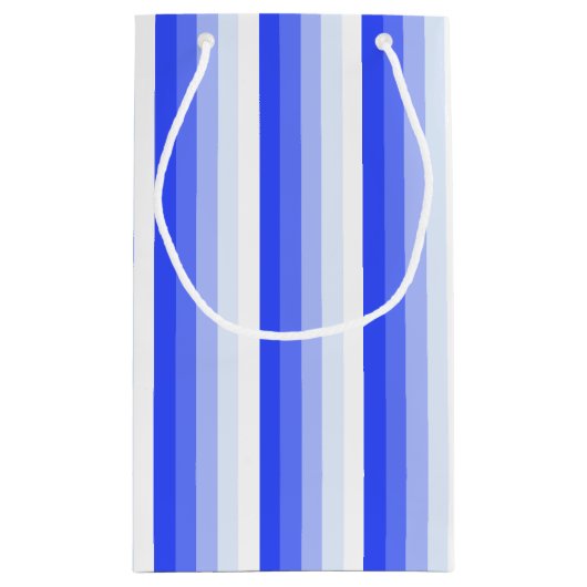 Royal blue schaduwstrepen klein cadeauzakje (Achterkant)