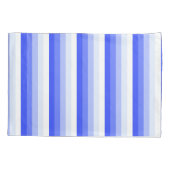 Royal blue schaduwstrepen kussensloop (Achterkant)