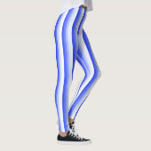 Royal blue schaduwstrepen leggings (Rechts)