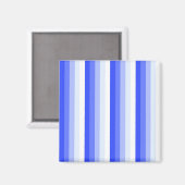 Royal blue schaduwstrepen magneet (Voorkant / Achterkant)