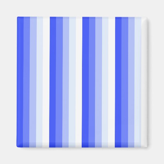 Royal blue schaduwstrepen magneet (Voorkant)
