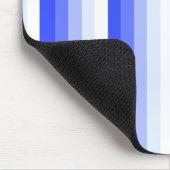 Royal blue schaduwstrepen muismat (Hoek)
