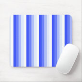 Royal blue schaduwstrepen muismat (Met muis)