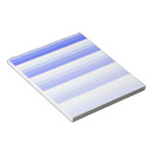 Royal blue schaduwstrepen notitieblok (Schuin)