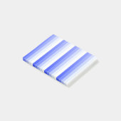 Royal blue schaduwstrepen post-it® notes (Schuin)