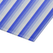 Royal blue schaduwstrepen snijplank (Hoek)