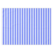 Royal blue schaduwstrepen tafelkleed (Voorkant (Horizontaal))