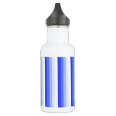 Royal blue schaduwstrepen waterfles (Links)