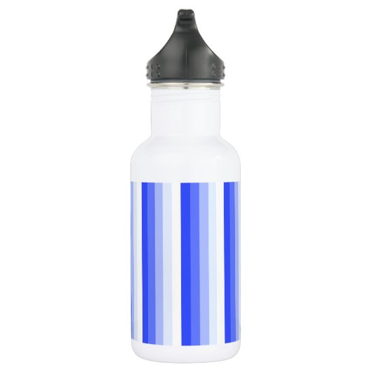 Royal blue schaduwstrepen waterfles (Rechts)