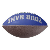 ROYAL BLUE SILVER GRAY EN NAVY Custom Football (Gedraaid 90)