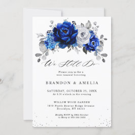 Royal Blue Silver Metallic We doen nog steeds Kaart