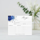 Royal Blue Silver Vrijgezellenfeest Recipe (Staand voorkant)