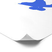 Royal Blue Skateboarding Poster (Hoek)