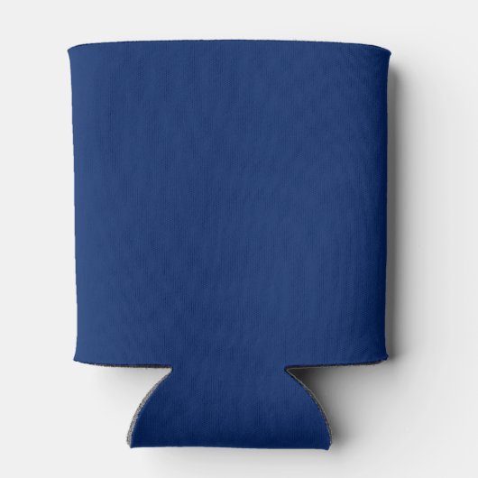 Royal Blue Solid Color Blikjeskoeler (Achterkant)