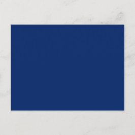 Royal Blue Solid Color Briefkaart