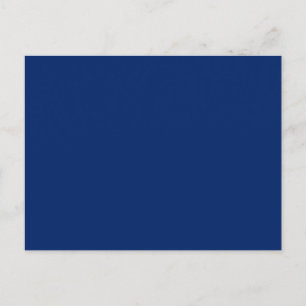 Royal Blue Solid Color Briefkaart