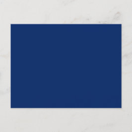 Royal Blue Solid Color Briefkaart