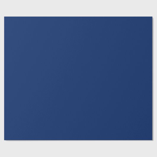 Royal Blue Solid Color Cadeaupapier (Vlak)