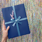 Royal Blue Solid Color Cadeaupapier
