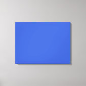 Royal Blue Solid Color Canvas Afdruk (Voorkant)