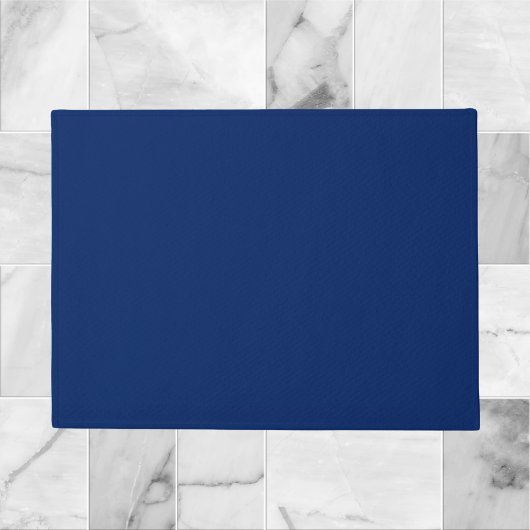 Royal Blue Solid Color Deurmat