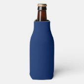 Royal Blue Solid Color Flesjeskoeler (Fles Voorkant)