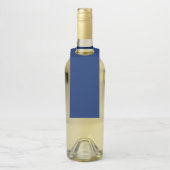 Royal Blue Solid Color Flessenhanger (Op fles)