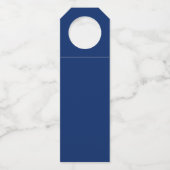 Royal Blue Solid Color Flessenhanger (Voorkant)