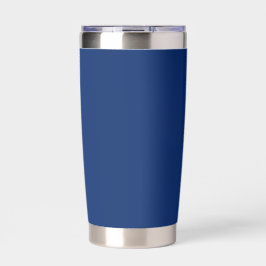 Royal Blue Solid Color Geïsoleerde Drinkbeker