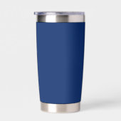 Royal Blue Solid Color Geïsoleerde Drinkbeker (Rechts)