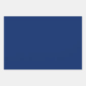 Royal Blue Solid Color Inpakpapier Vel (Voorkant 3)