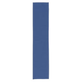 Royal Blue Solid Color Korte Tafelloper (Voorkant)