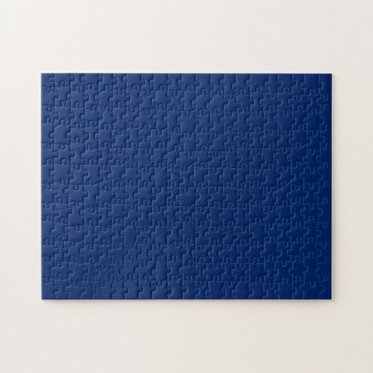 Royal Blue Solid Color Legpuzzel (Horizontaal)