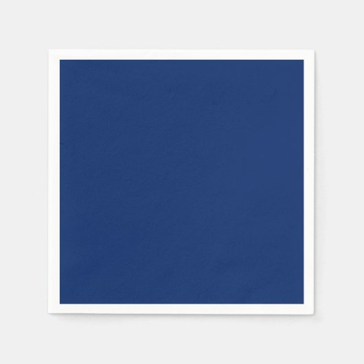 Royal Blue Solid Color Servet (Voorkant)