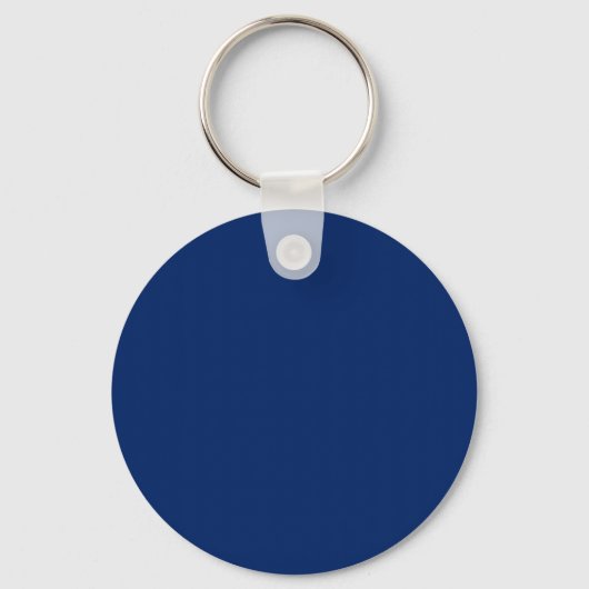 Royal Blue Solid Color Sleutelhanger (Achterkant)