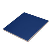 Royal Blue Solid Color Tegeltje (Zijkant)