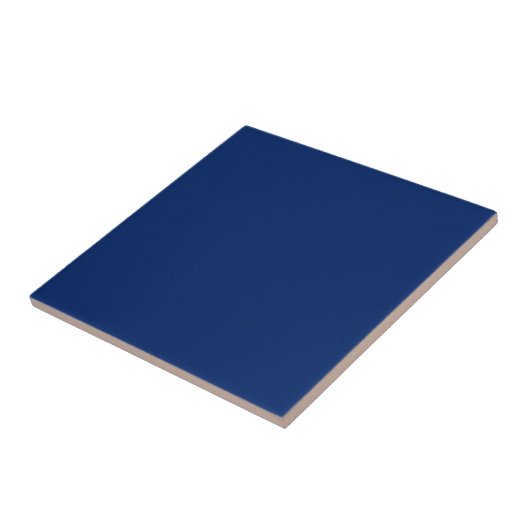 Royal Blue Solid Color Tegeltje (Zijkant)