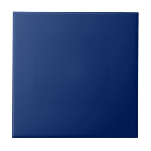 Royal Blue Solid Color Tegeltje (Voorkant)