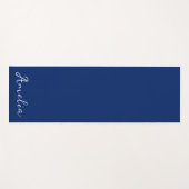 Royal Blue Solid Color Yogamat (Voorkant (horizontaal))