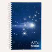 Royal Blue Star Notitieboek (Voorkant)