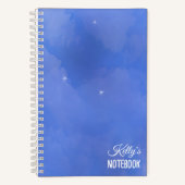 Royal Blue Star Notitieboek (Voorkant)