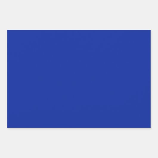 Royal Blue Star Patroon Wrapping Papier Bladen Inpakpapier Vel (Voorkant 3)